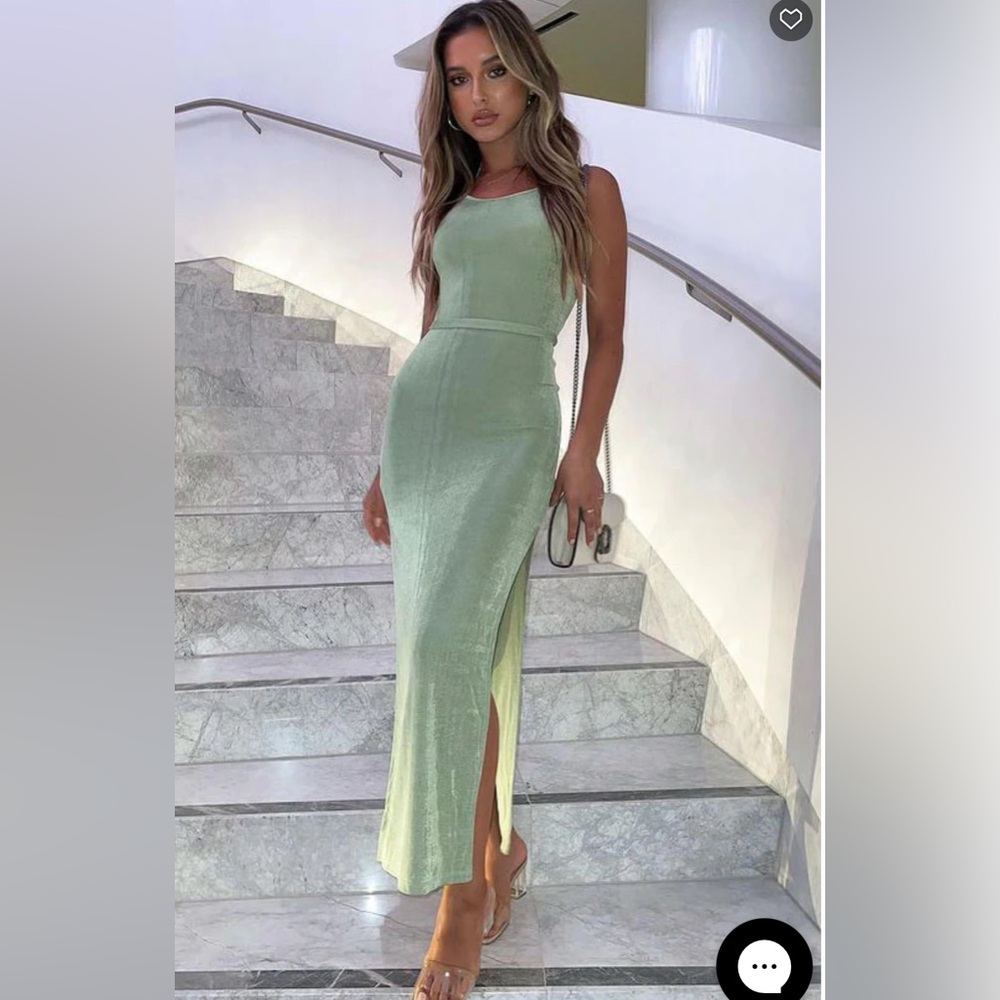 White Fox Sage Maxi Dress